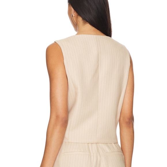 WeWoreWhat Scoop Tailored Vest in Safari Multi - New with tags - Picture 3 of 8